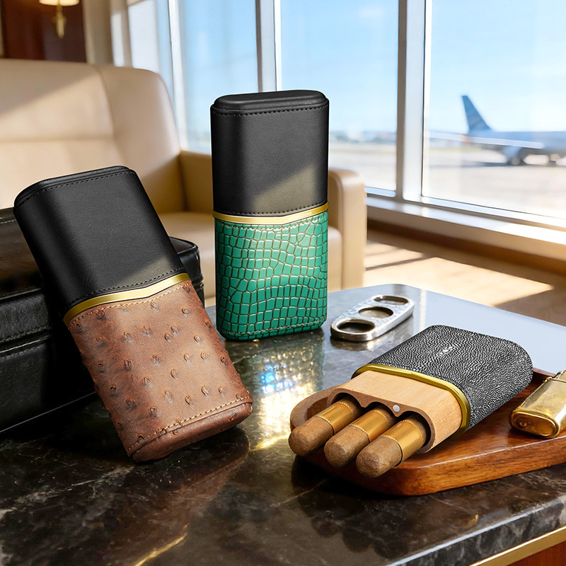 Packaging - Estuche de Cuero para Cigarros ﻿