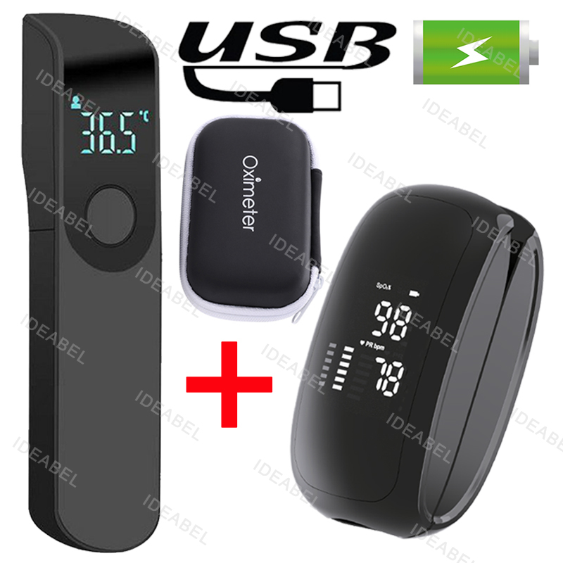 Pulse Oximeter Fingertip Rechargeable - Oxímetro Médico Recargable con Correa para