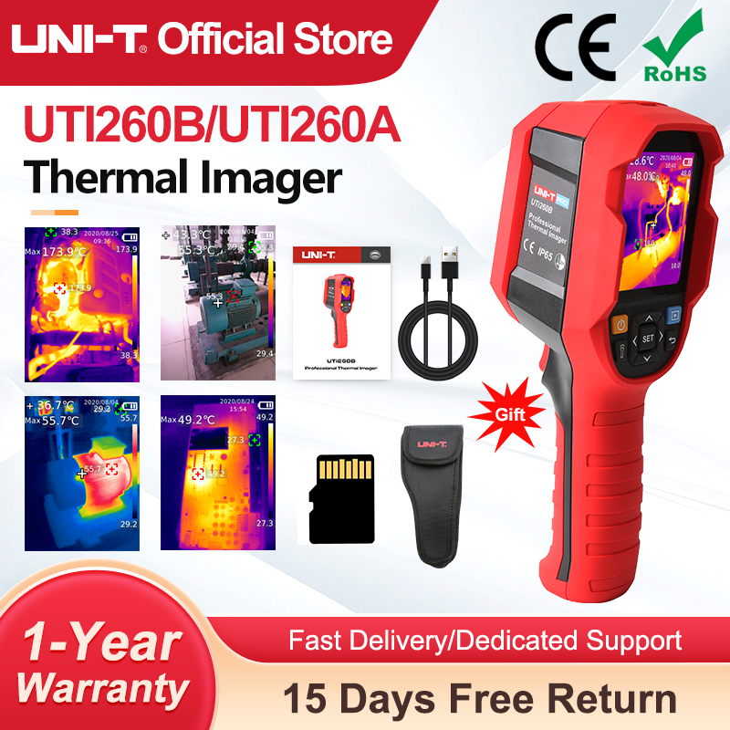 Cámara de imagen térmica UNI-T - Thermal Imaging Camera Pcb Repair reseña y precio