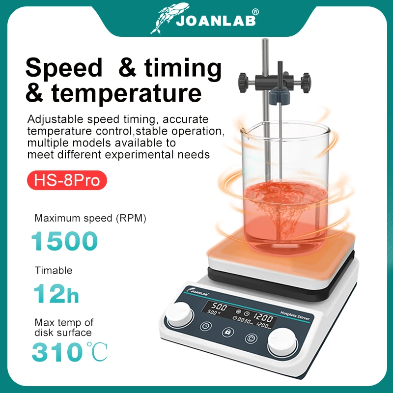 JOANLAB Agitador magnético Lab - Lab Magnetic Stirrer Hot Plate reseña y precio