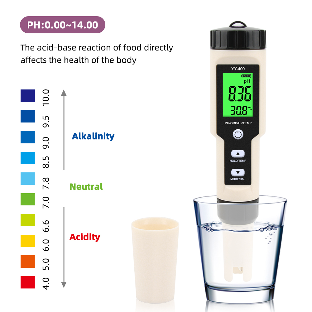 Medidor digital 4 en 1 Yieryi  - Ph Meter Digital Water Tester reseña y precio