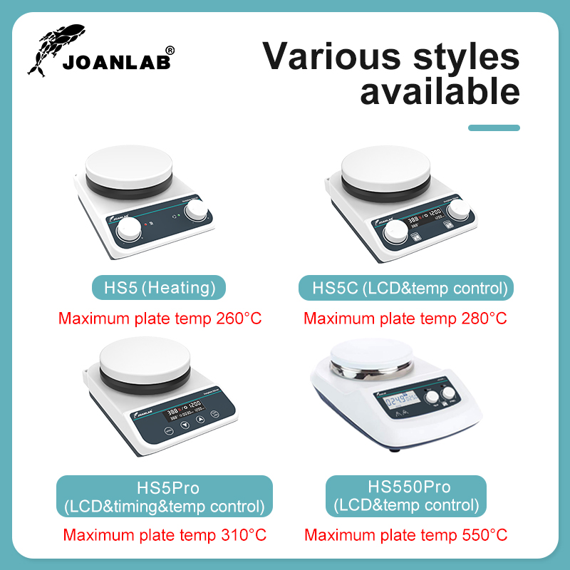 Agitador magnético JOANLAB con - Lab Magnetic Stirrer Hot Plate reseña y precio