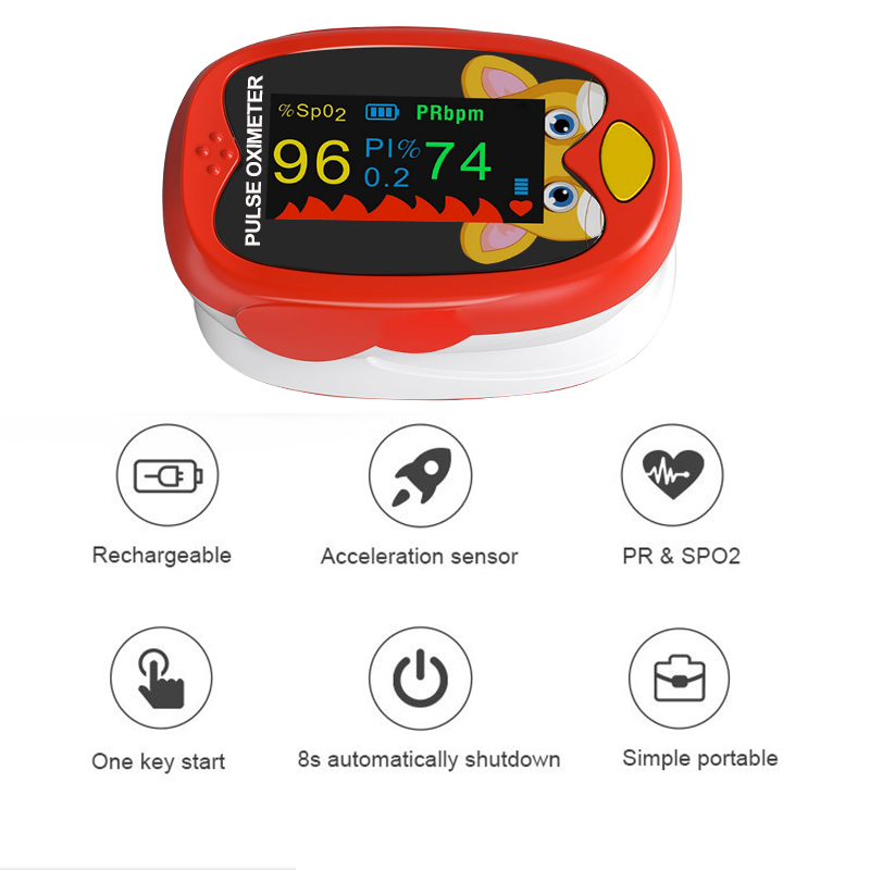Oxímetro de Pulso Recargable,  - Pulse Oximeter Fingertip Rechargeable reseña y precio