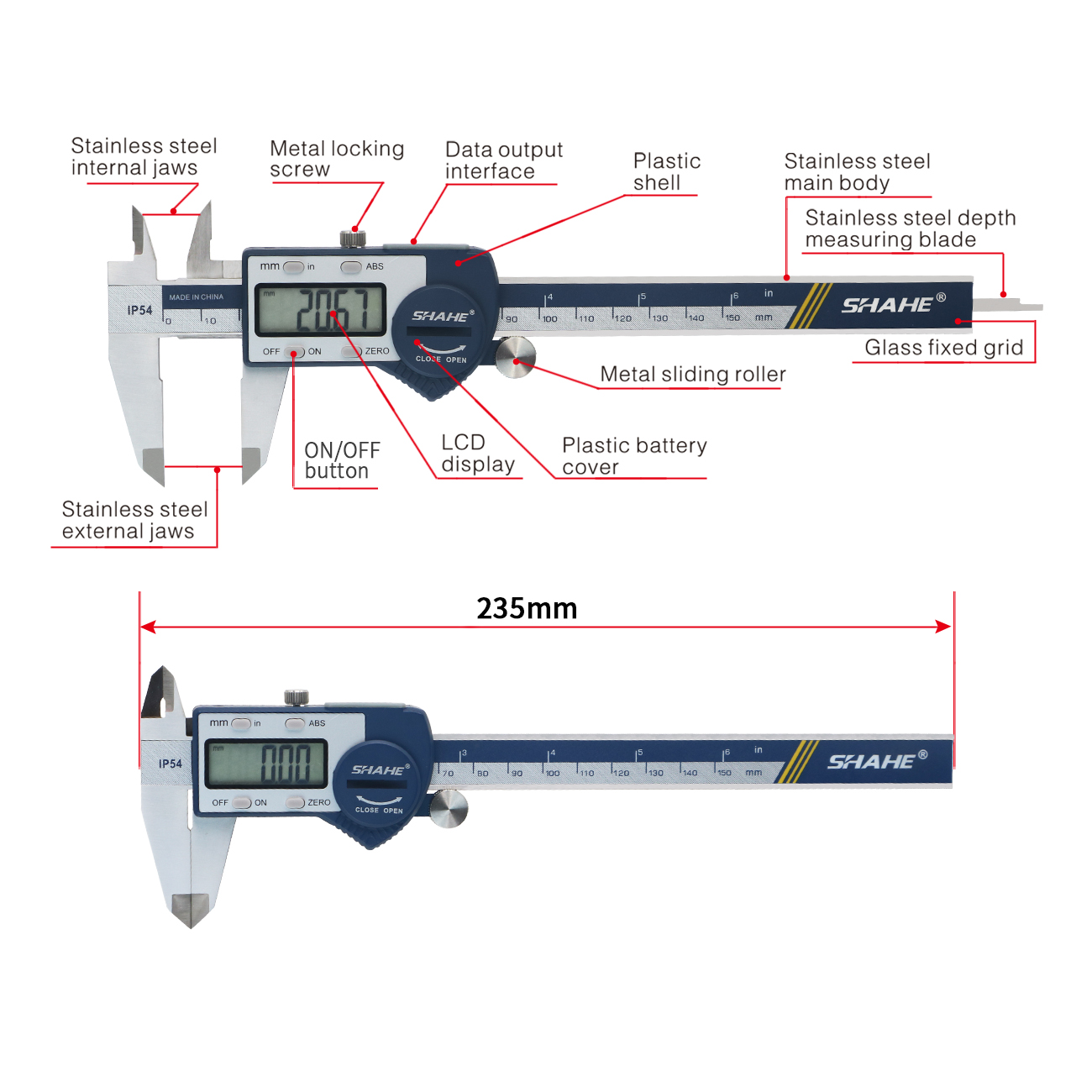 Calibrador Digital a prueba de - Digital Caliper 150Mm Stainless Steel reseña y precio