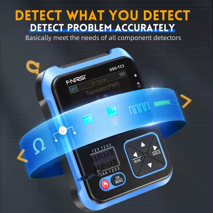 Osciloscopio Digital Portátil  - Fnirsi Digital Oscilloscope Handheld reseña y precio