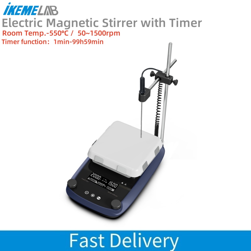 IKEME Agitador magnético con p - Lab Magnetic Stirrer Hot Plate reseña y precio