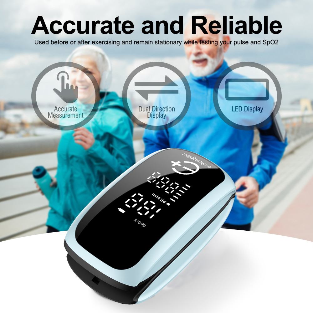 AiQUE-oxímetro de pulso Digita - Pulse Oximeter Fingertip Rechargeable reseña y precio