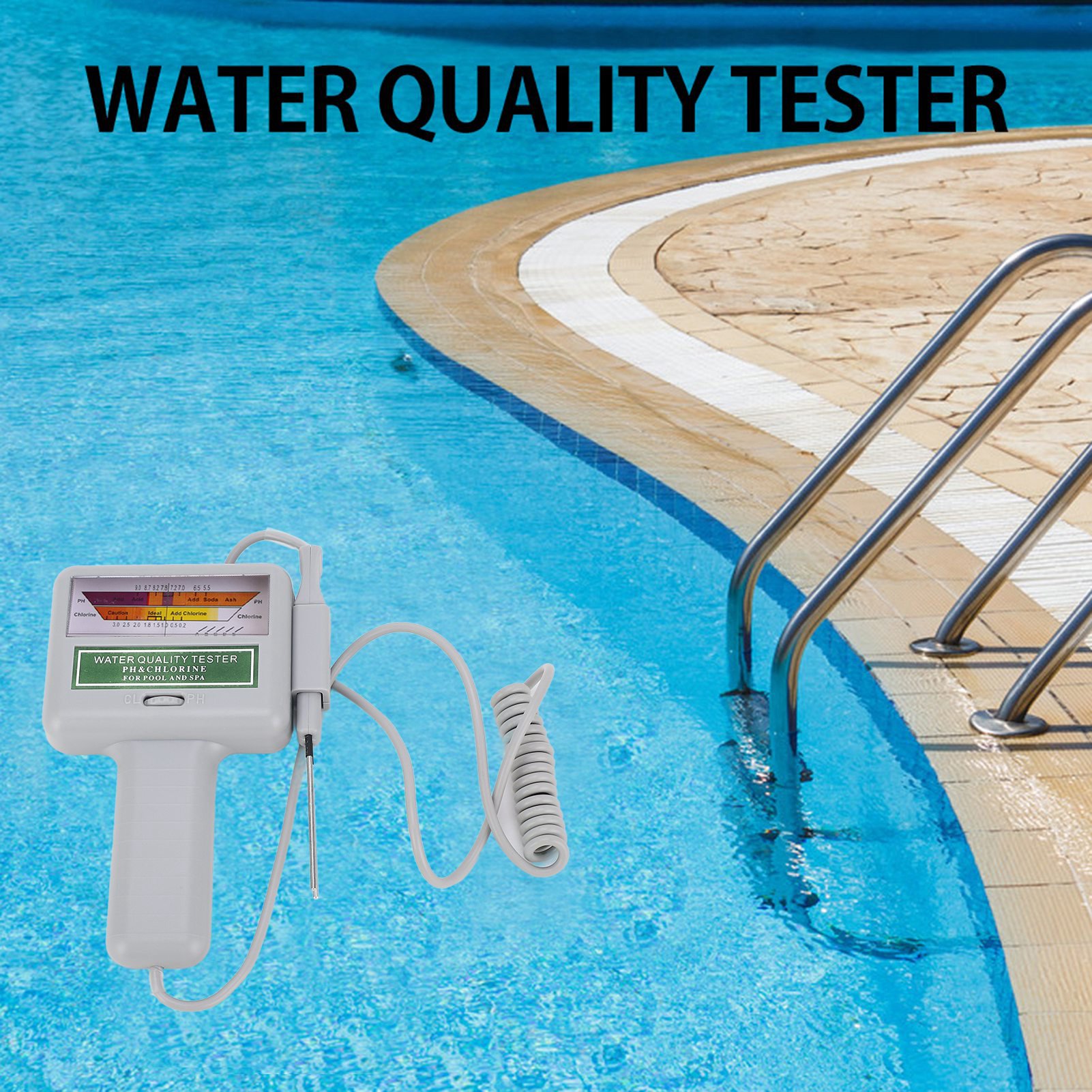 Medidor Digital de pH y Cloro  - Ph Meter Digital Water Tester reseña y precio