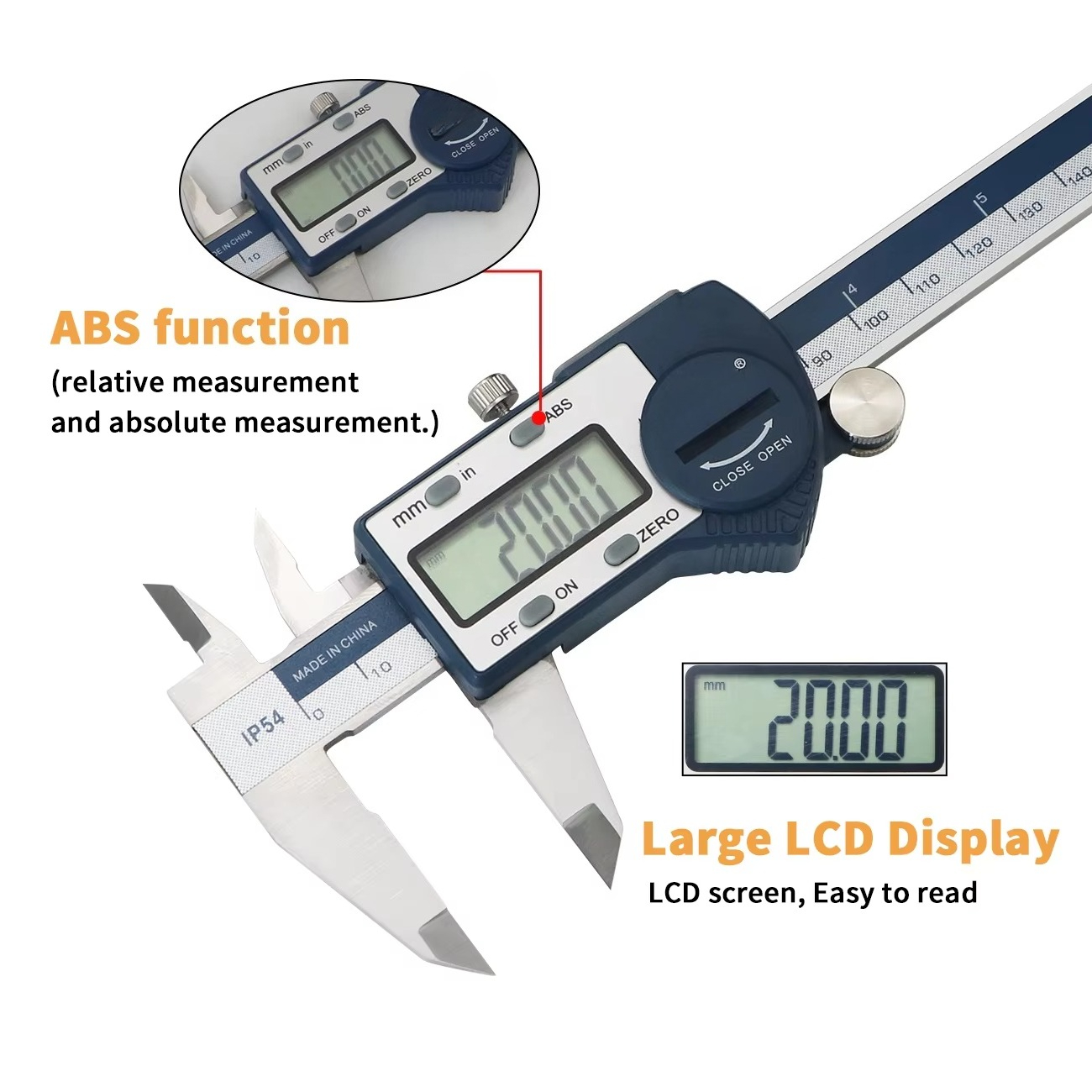 Calibrador Vernier digital IP5 - Digital Caliper 150Mm Stainless Steel reseña y precio