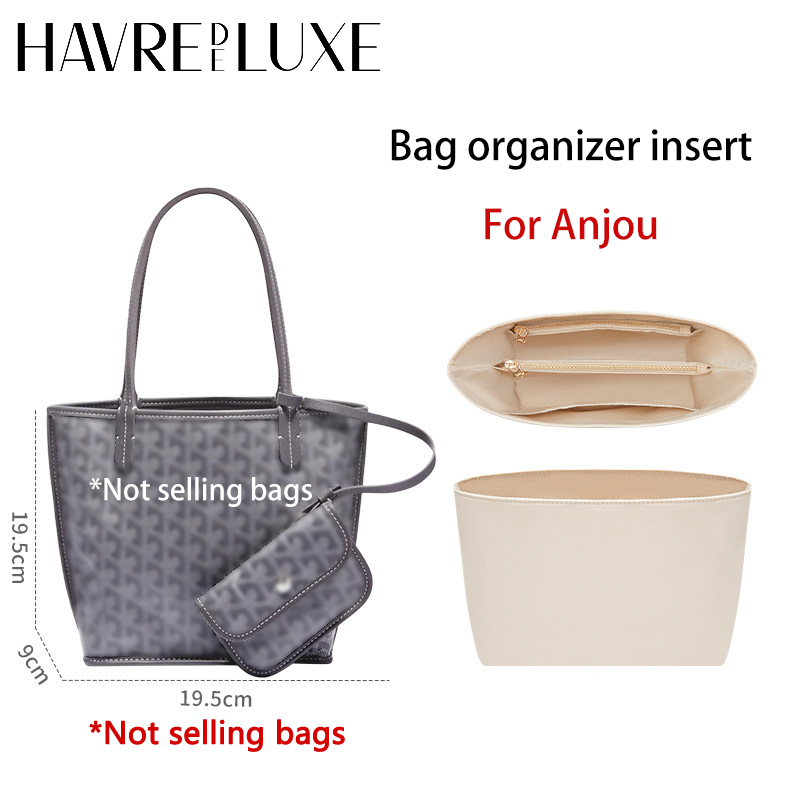 Organizador de bolsos para Anj - Packaging reseña y precio