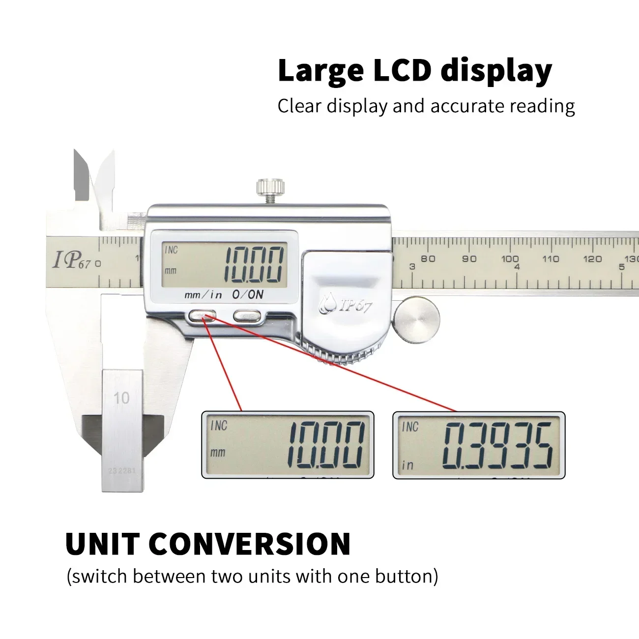 150 mm IP67 impermeable Digita - Digital Caliper 150Mm Stainless Steel reseña y precio
